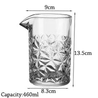 Verre cocktail relief cloute 700 ml style moderne