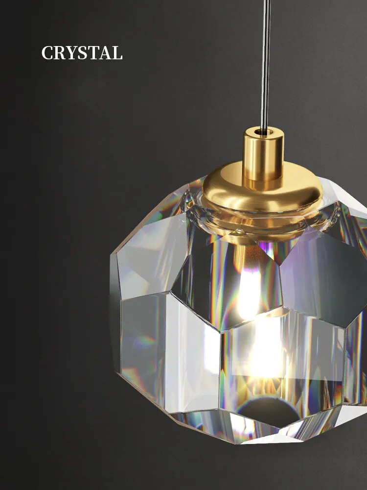 Suspension de chevet en cristal - vue 5 sur 8