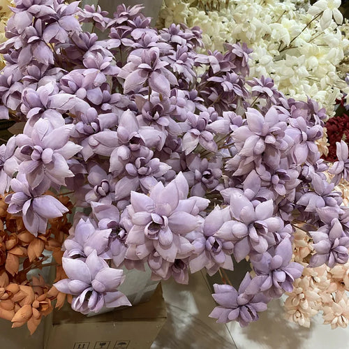 fleurs artificielles en tissu décoratives pour mariage et événements - vue 4 sur 14