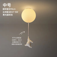 Animated bear LED ceiling light for children's bedrooms and living room decor