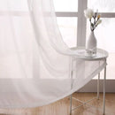 Voilage tulle rayé style art deco europeen