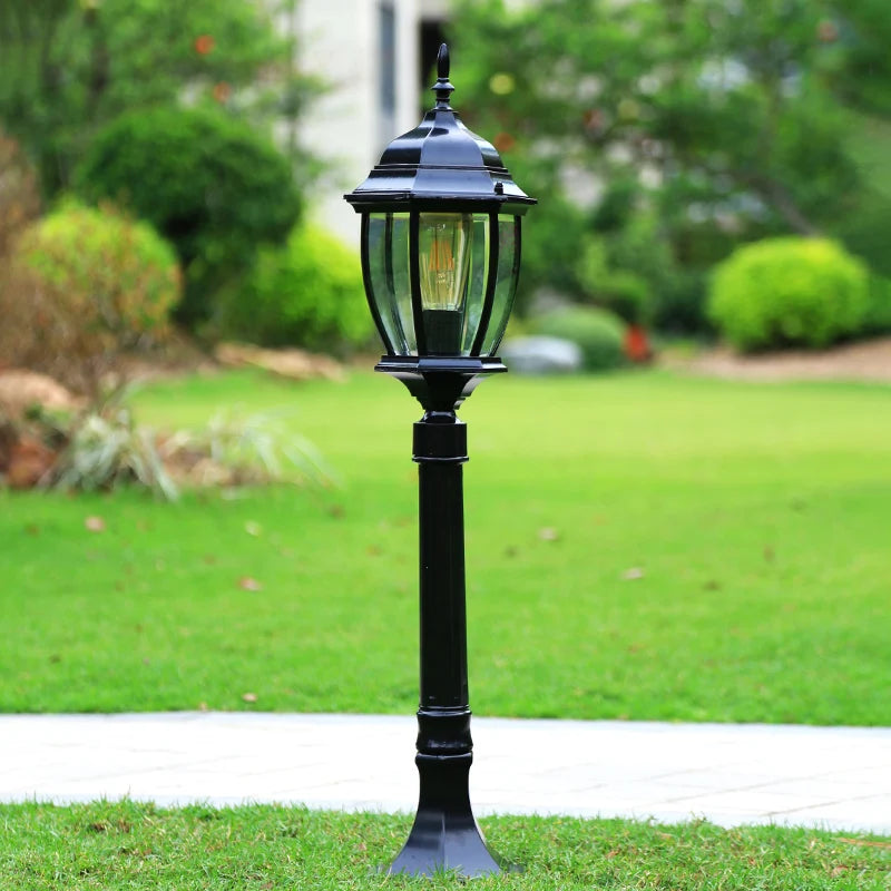 lampe de jardin rétro européenne étanche pour extérieur - vue 4 sur 8