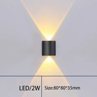 applique murale led extérieur étanche en aluminium