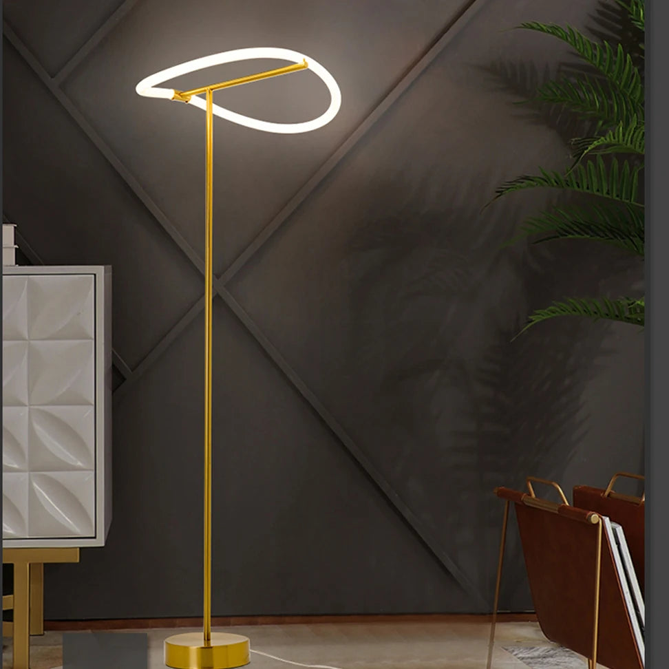 lampadaire led postmoderne notes musicales pour diverses pièces - vue 4 sur 21