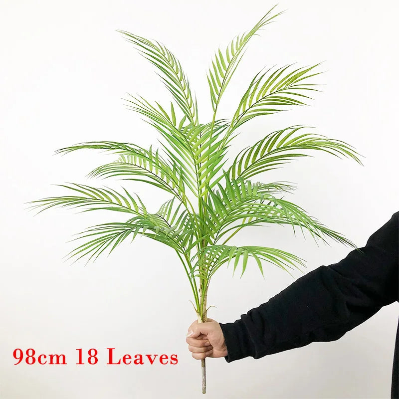 grand palmier artificiel plantes tropicales décoration intérieure et extérieure - vue 3 sur 13