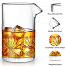 Verre cocktail clouté 700 ml style texturé