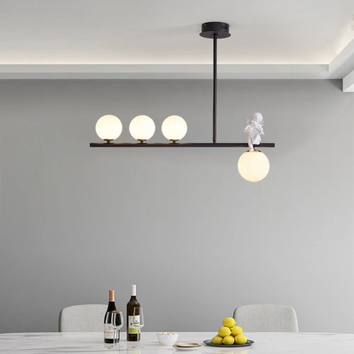 lustre moderne en verre design pour décoration intérieure - vue 2 sur 10