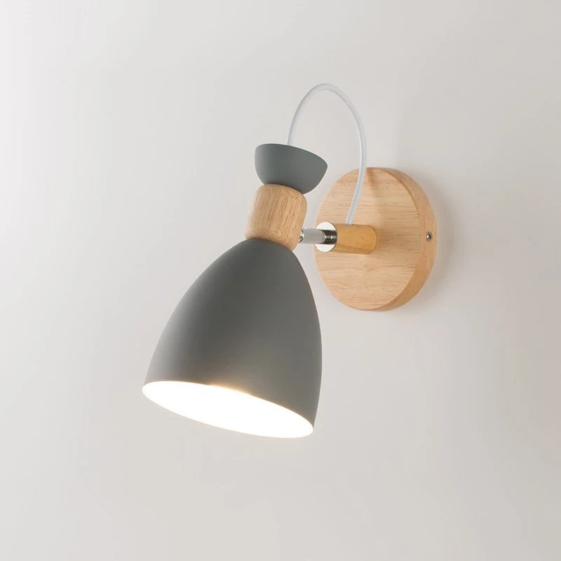 Modern minimalist nordic macaron LED wall light - vue 8 sur 11