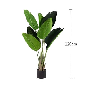 Tropical artificial potted tree for indoor and outdoor decoration
