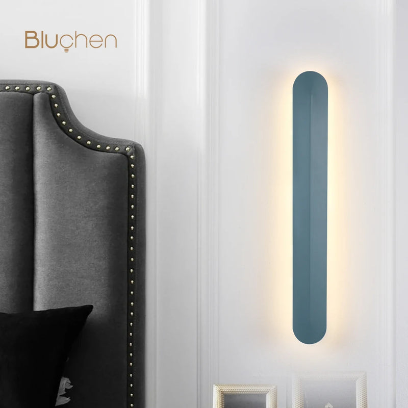 applique murale moderne led en fer style nordique