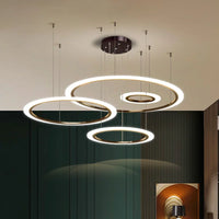 Contemporary minimalist chandelier for modern indoor lighting