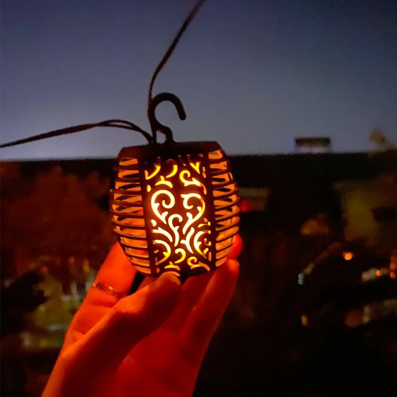 guirlande lumineuse solaire à led étanche pour extérieur avec boules décoratives