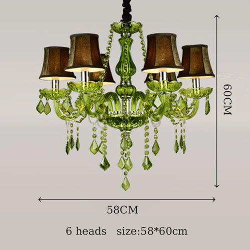 lustre en cristal de luxe pour mariage et restauration - vue 10 sur 13