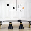 Minimalist retro designer chandelier for contemporary interiors