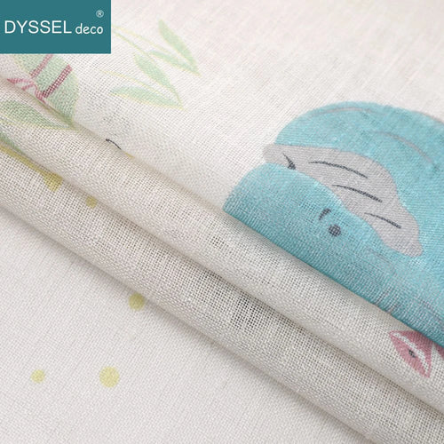 Rideau chambre enfant tulle animaux style européen - vue 10 sur 10