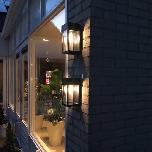 applique murale LED solaire jardin extérieur solaire étanche décoration de jardin lumières extérieures - vue 7 sur 8