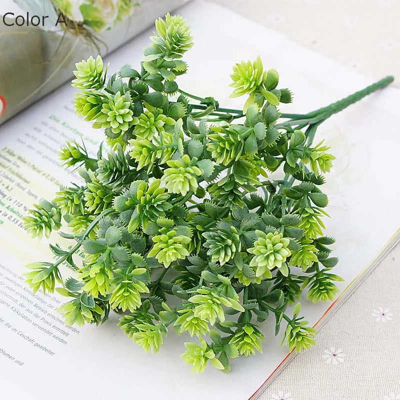 28 têtes de plantes succulentes artificielles pour décoration mariage jardin - vue 9 sur 12