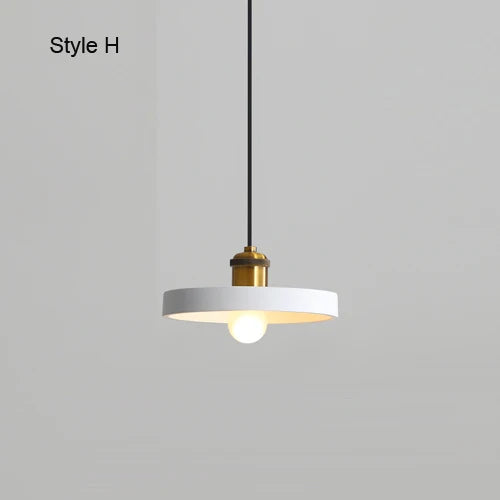 Modern minimalist industrial style chandelier for interior decor - vue 11 sur 25