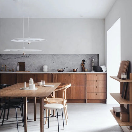 Minimalist nordic iron pendant light for modern lighting - vue 4 sur 8