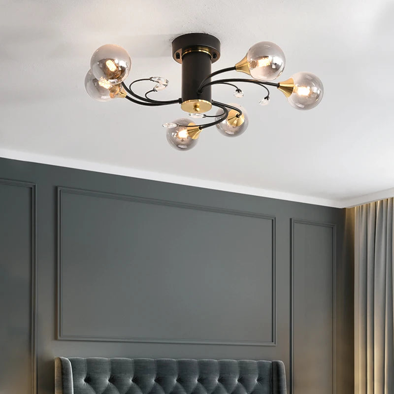 lustre led moderne pour villa office café bar nouvelle maison - vue 3 sur 14