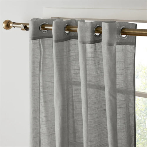 Voilage tulle translucide moderne sur mesure salon chambre - vue 2 sur 10