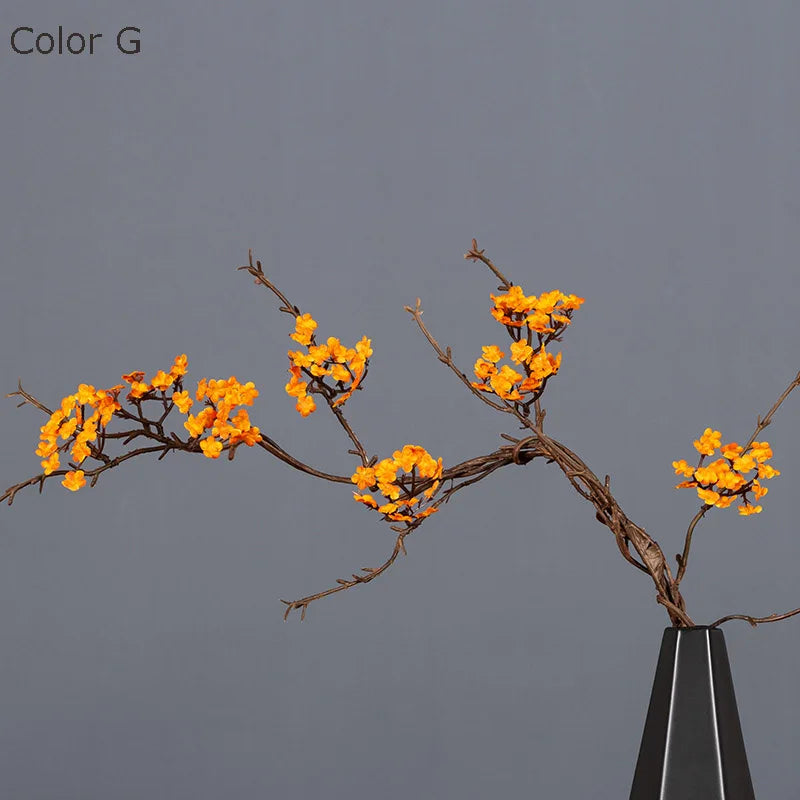 branche de fleurs artificielles de cerisier pour décoration automnale - vue 11 sur 17