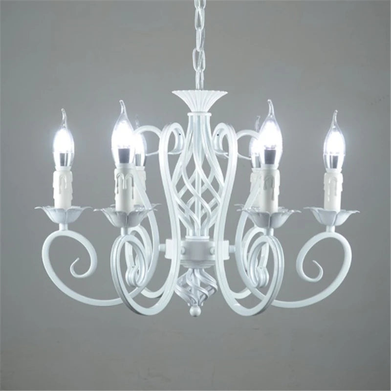 lustre industriel rétro en fer forgé chandelier vintage suspendu