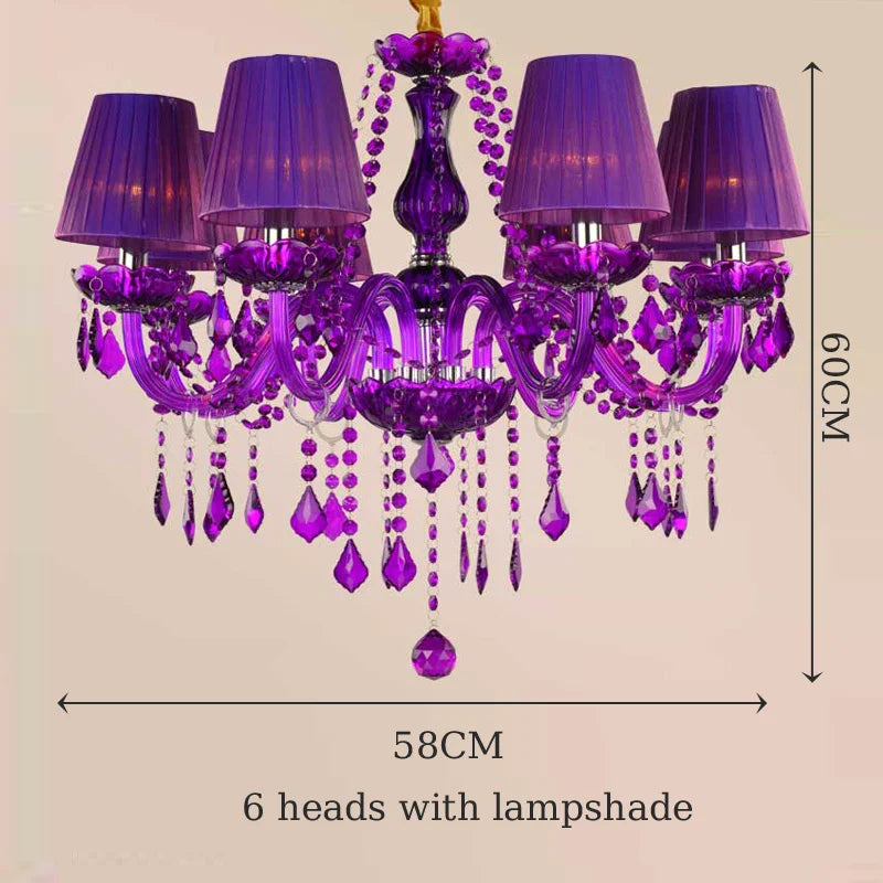lustre en cristal de luxe pour mariage et restauration - vue 11 sur 13