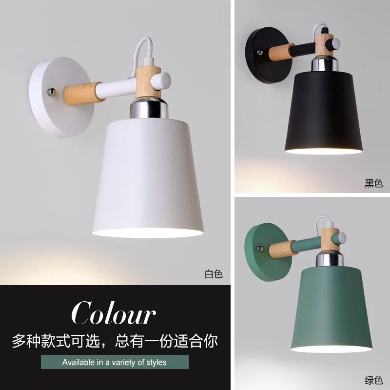 applique murale macaron design moderne pour led luminaires décor luminaria - vue 5 sur 9