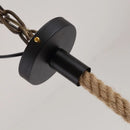 Handmade retro loft hemp rope pendant light