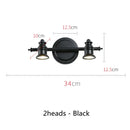 American Bronze Mirror Front Light , Bathroom Wall Lamps Mirror Light ,Powder Room Mirror Wall Lights Lighting LED Makeup Mirror