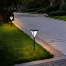 Lampe de pelouse solaire extérieure LED lampe de stigmatisation rougeoyante sans électricité couloir de jardin moderne terrasse ronde lumières de pelouse imperméables