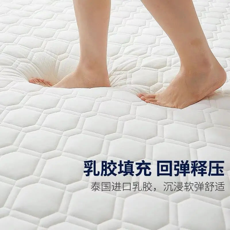 matelas composite cinq couches rembourré en latex pour dortoir étudiant - vue 4 sur 12