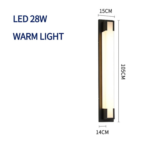 Applique extérieure LED IP65 mur extérieur porche balcon inox Garage lumière jardin terrasse cour éclairage étanche - vue 11 sur 12