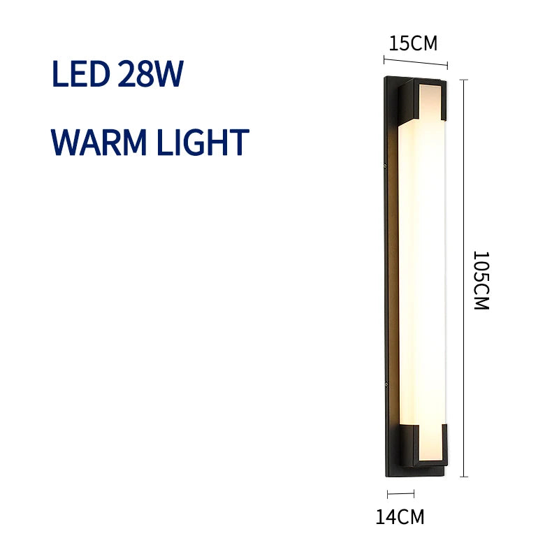 Applique extérieure LED IP65 mur extérieur porche balcon inox Garage lumière jardin terrasse cour éclairage étanche - vue 11 sur 12