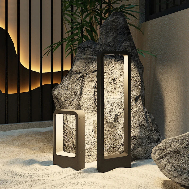 Lumières extérieures lumières de jardin lumières de pelouse modernes en aluminium étanche IP54 Villas lumières de paysage lumières de pelouse de paysage de cour - vue 2 sur 10