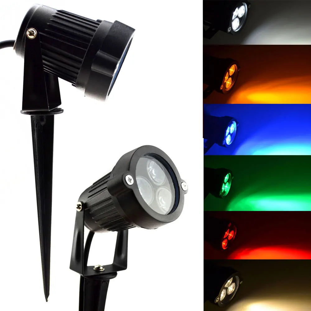 spot led extérieur étanche pour éclairage de jardin et paysage - vue 5 sur 6