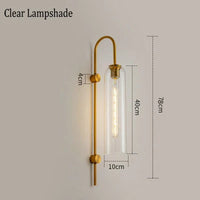 suspension moderne avec abat-jour en verre transparent led