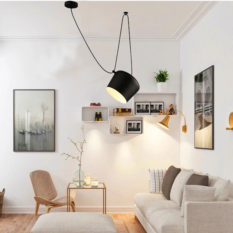 Suspension industrielles modernes d'araignée de conception Variable pour la salle de plongée/Restaurants lampes suspendues de cuisine luminaires E27 lampe à LED - vue 4 sur 6