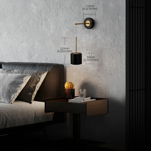 Appliques murales luxe Nickel LED 5W - vue 4 sur 7