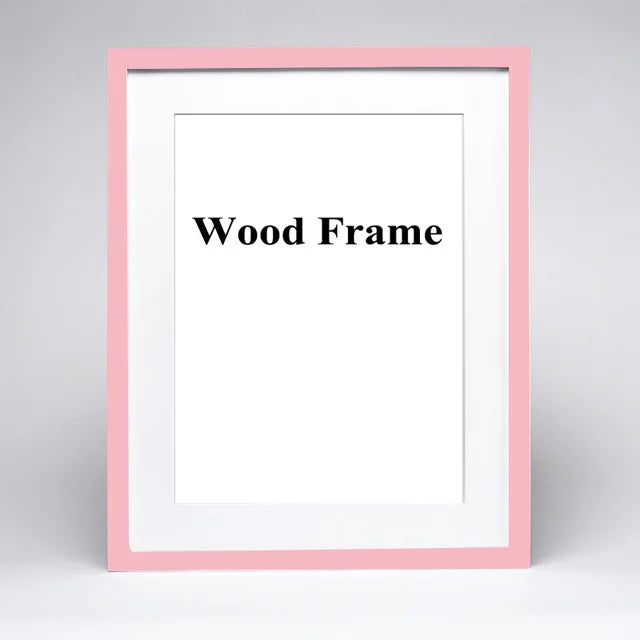 cadre en bois pour peinture et photo avec passe-partout - vue 16 sur 17
