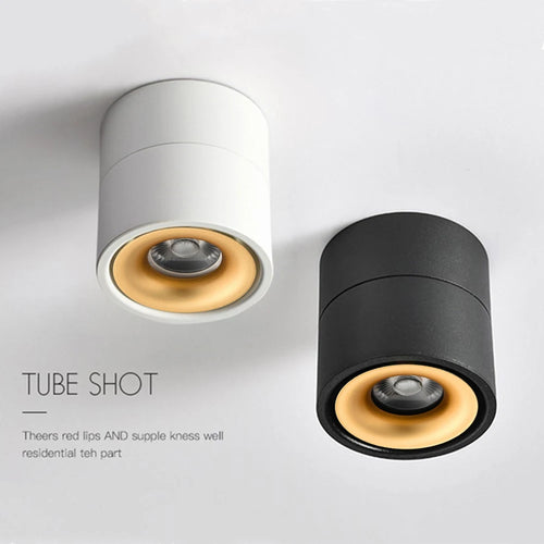 lampe de downlight led en surface à intensité variable pliable pour éclairage domestique