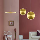 suspension led design nordique luxe métal linéaire pour intérieur