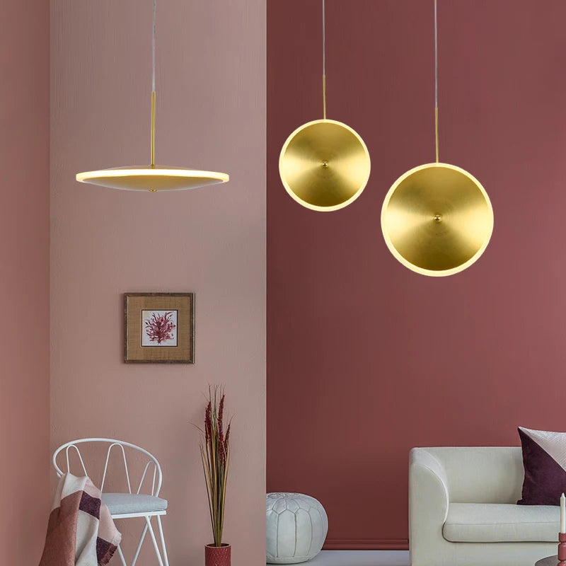 suspension led design nordique luxe métal linéaire pour intérieur - vue 4 sur 12