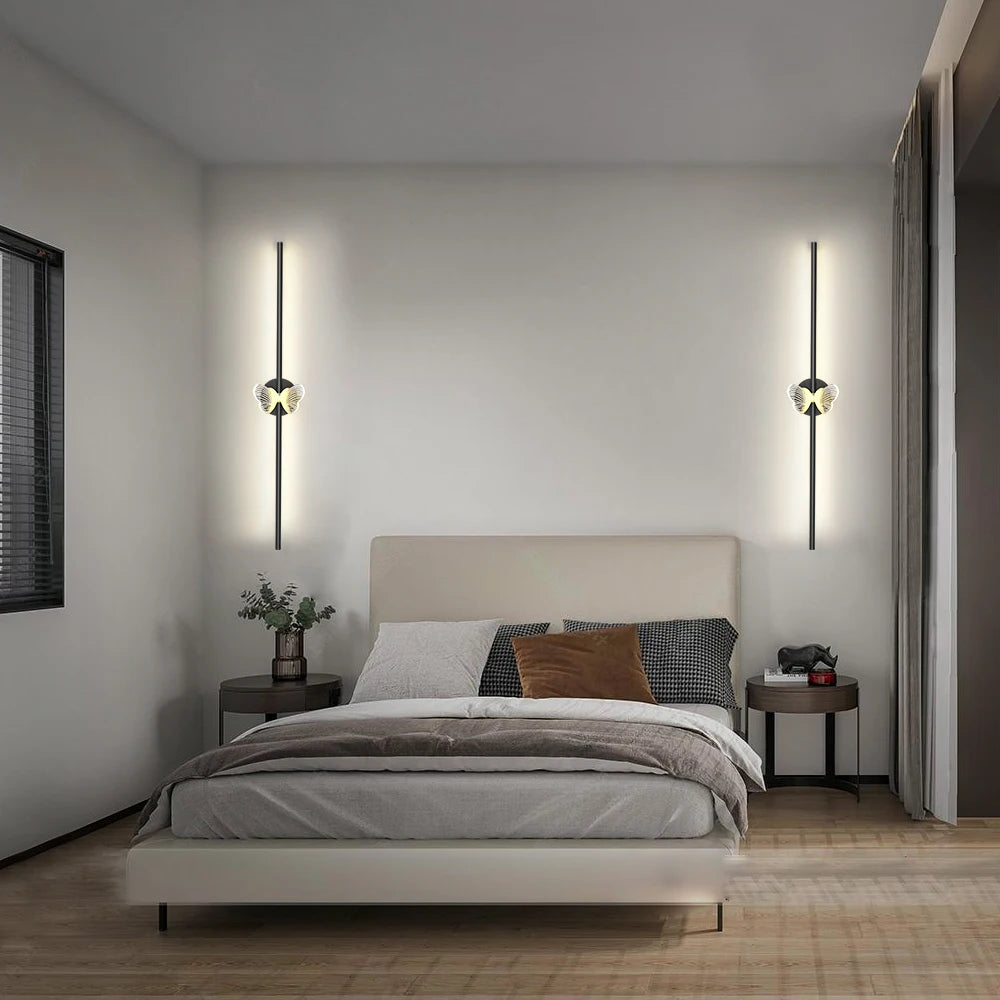 applique murale à led minimaliste et luxueuse pour hôtel - vue 7 sur 10