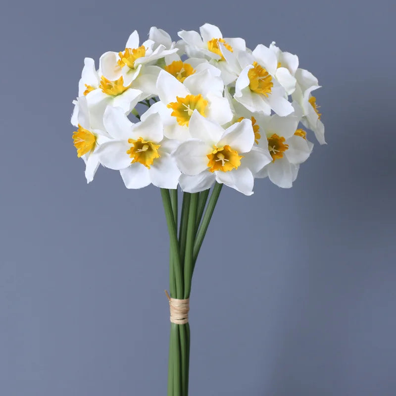décoration florale en fausses fleurs pour salon mariage - vue 2 sur 8