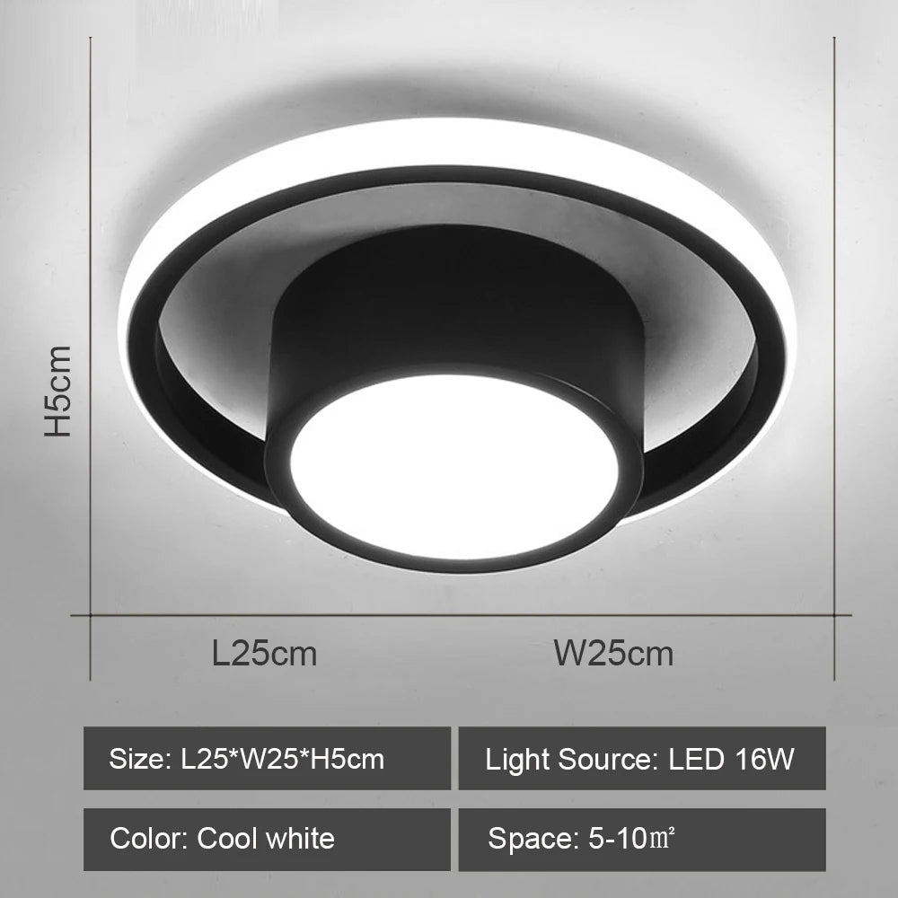 Lustre led minimaliste moderne - vue 8 sur 8