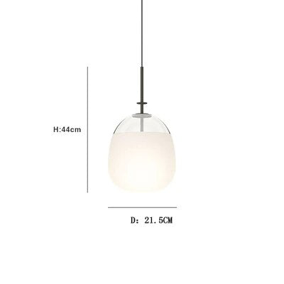 Suspension à tête unique en verre - vue 8 sur 8
