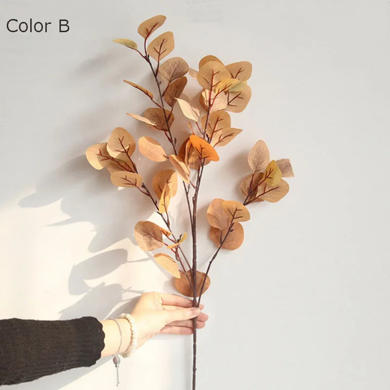 branche d eucalyptus artificielle feuillage décoratif rétro et élégant - vue 4 sur 10