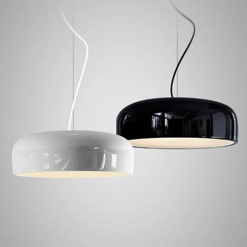 suspension moderne en aluminium luminaire rond pour intérieur - vue 4 sur 8